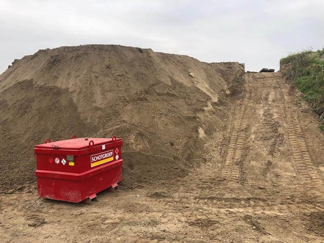 werkzaamheden dak Fort Buitensluis